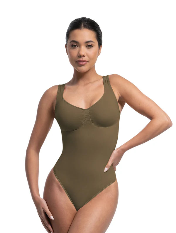 Seamless Snatched Thong Bodysuit