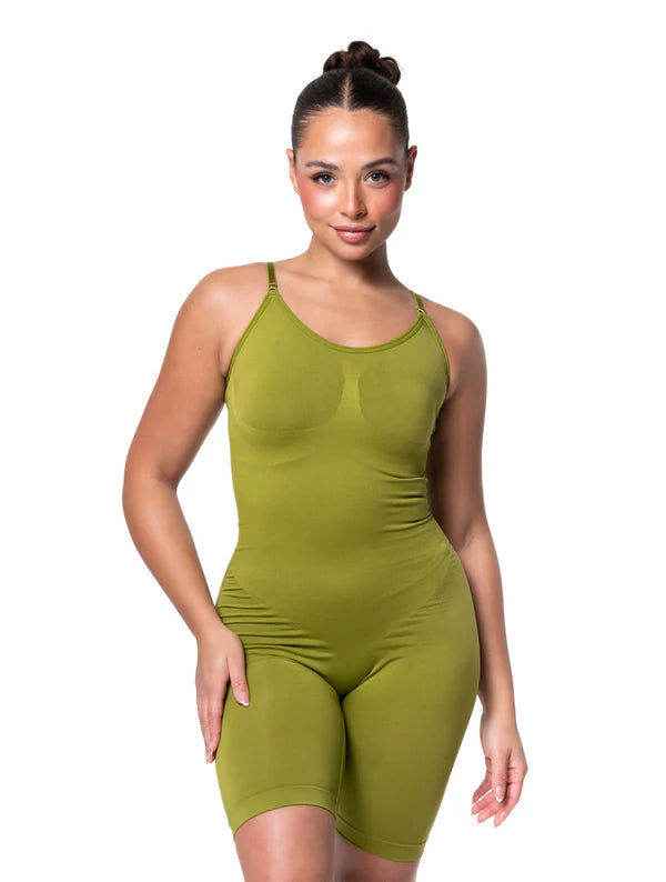Sculpting Shapewear Bodysuit (Burgundy Red)&(Olive Green)